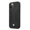 Etui BMW BMHCP12LRSCSK iPhone 12 Pro Max 6,7 czarny/black hardcase Leather Perforate Sides